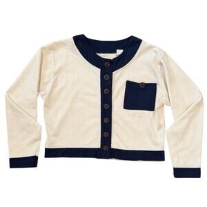 Vintage Knit Rose Button Cardigan